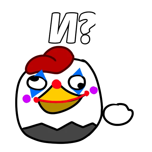 🤡 Стикер «ЧП» для Telegram