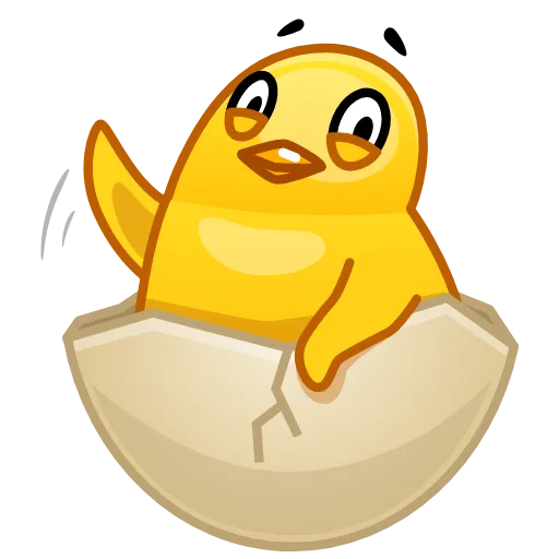Стикер 5 🐤 Цыпа