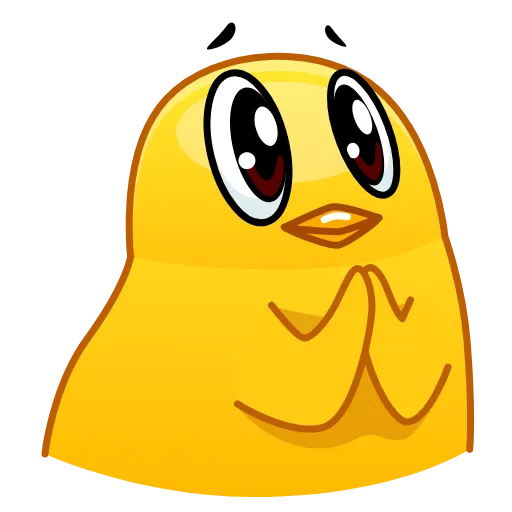Стикер 32 🐤 Цыпа