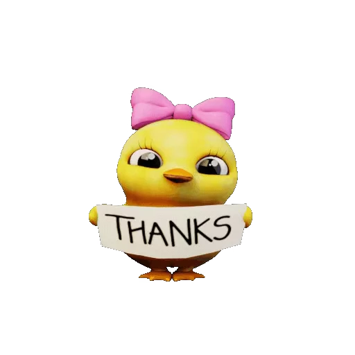 🙏 Стикер «Chick» для Telegram