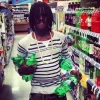 Стикер 15 🤑 Набор эмоджи с музыкантом «Chief Keef»