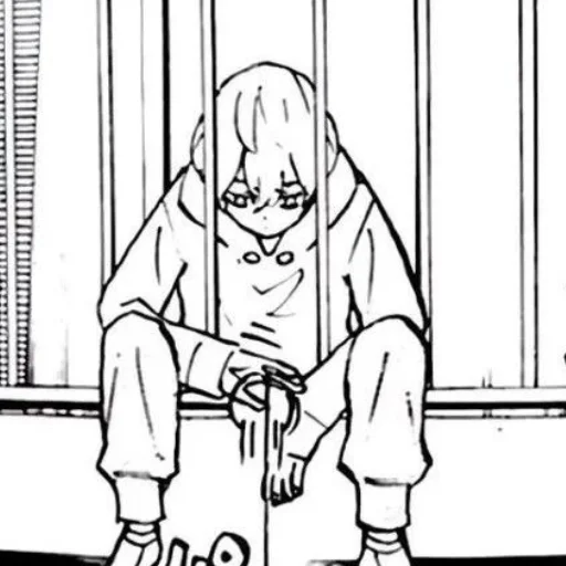 😕 Стикер «Chifuyu Matsuno - Tokyo Revengers» для Telegram