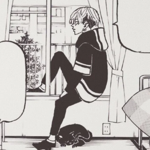 😶 Стикер «Chifuyu Matsuno - Tokyo Revengers» для Telegram