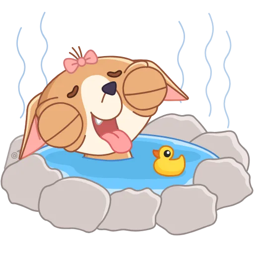 🛀 Стикер «Чиху» для Telegram