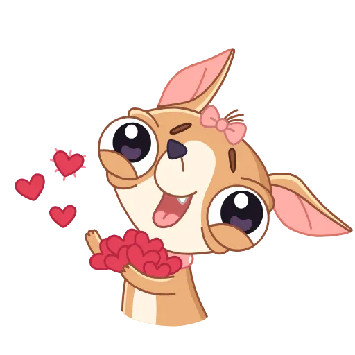 ❤️ Стикер «Чиху» для Telegram