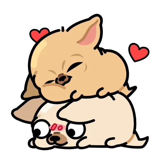 🥰 Эмодзи «Чихуа» для Telegram