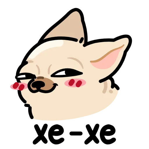 🤩 Стикер «Чихуа» для Telegram