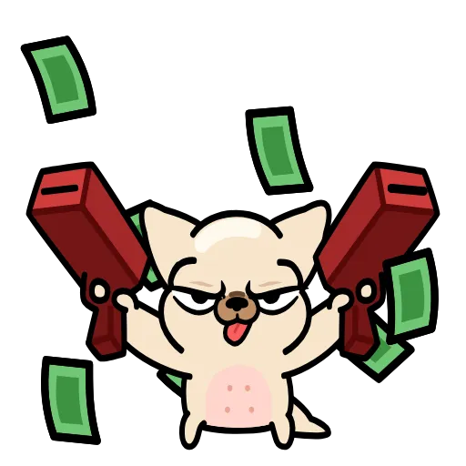 🤩 Стикер «Чихуа» для Telegram