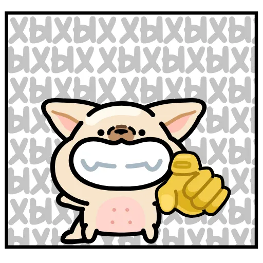 ⭐ Стикер «Чихуа» для Telegram