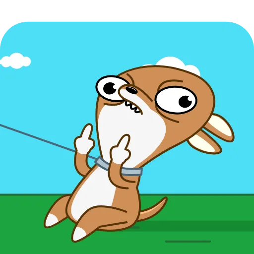 🖕 Стикер «Чихуаш Лёня» для Telegram