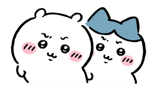 🤔 Стикер «chiikawa and friends» для Telegram