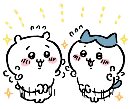 🤩 Стикер «chiikawa and friends» для Telegram