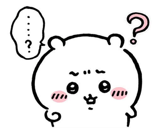 🤔 Стикер «chiikawa and friends» для Telegram