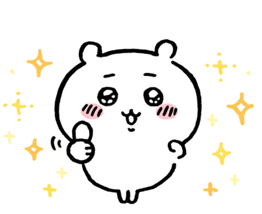 🤩 Стикер «chiikawa and friends» для Telegram