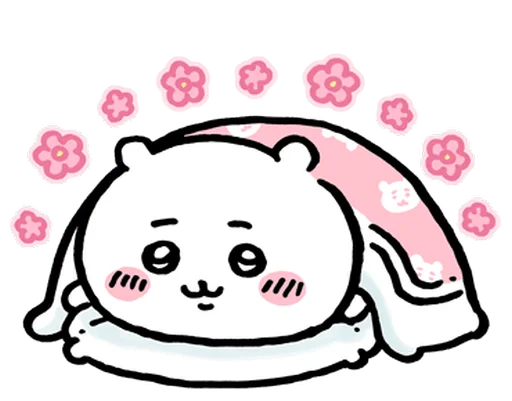🛏 Стикер «chiikawa and friends» для Telegram