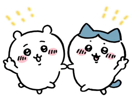 ✌️ Стикер «chiikawa and friends» для Telegram