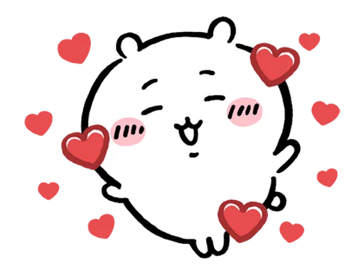 🥰 Стикер «chiikawa and friends» для Telegram