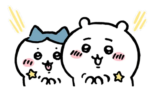 🤩 Стикер «chiikawa and friends» для Telegram
