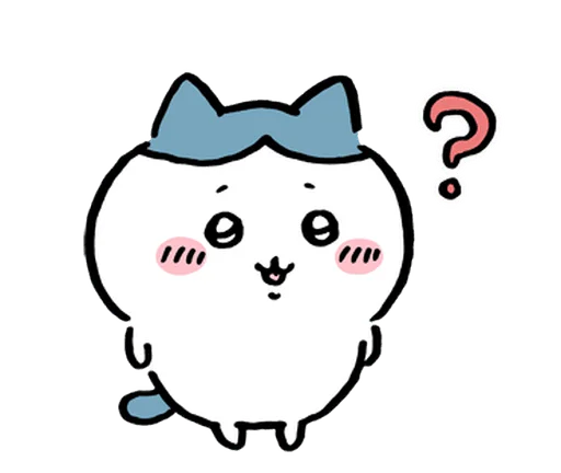 🤔 Стикер «chiikawa and friends» для Telegram