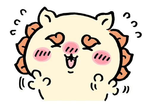 😅 Стикер «chiikawa and friends» для Telegram