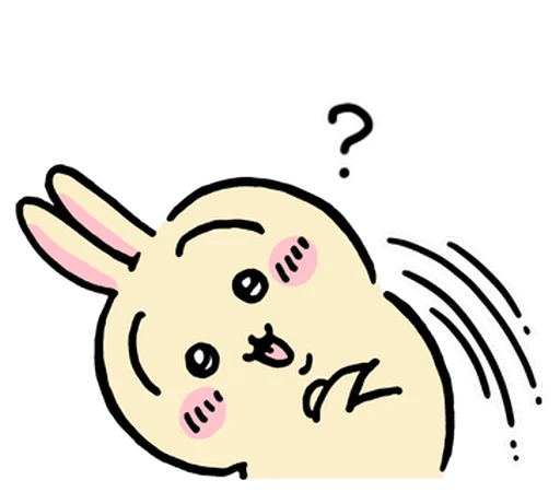 🤔 Стикер «chiikawa and friends» для Telegram