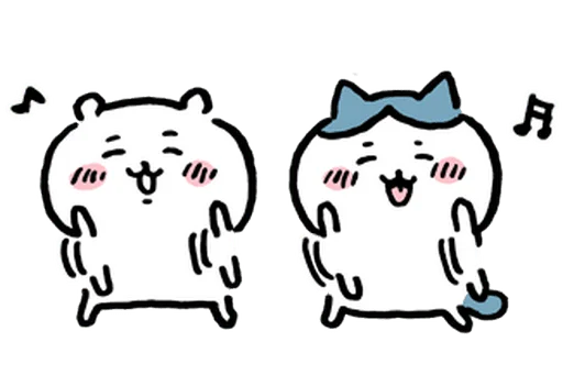 💃 Стикер «chiikawa and friends» для Telegram