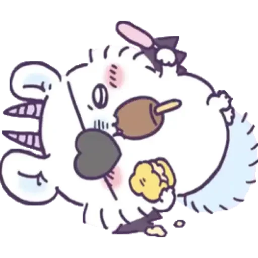 👿 Стикер «Momonga» для Telegram