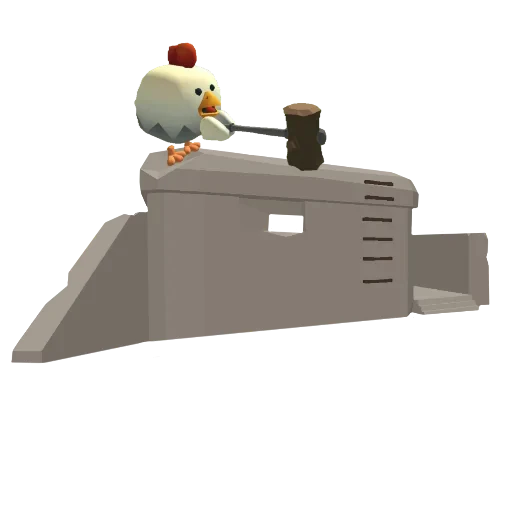 👍 Стикер «Chicken Gun» для Telegram
