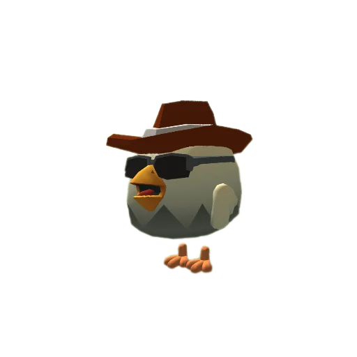 🎩 Стикер «Chicken Gun» для Telegram