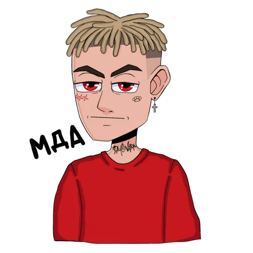 😐 Стикер «SAYONARASICKBOY» для Telegram