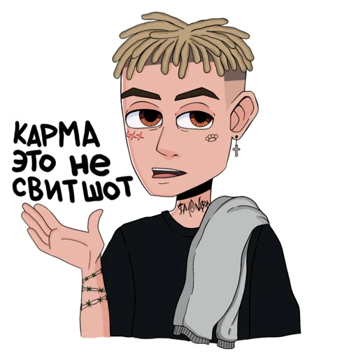 🤨 Стикер «SAYONARASICKBOY» для Telegram