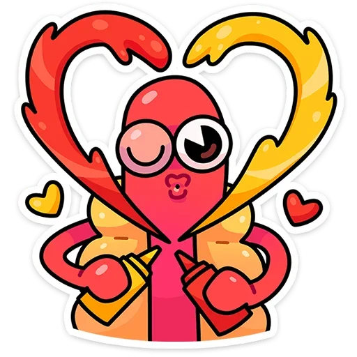 🥰 Стикер «Чилли» для Telegram