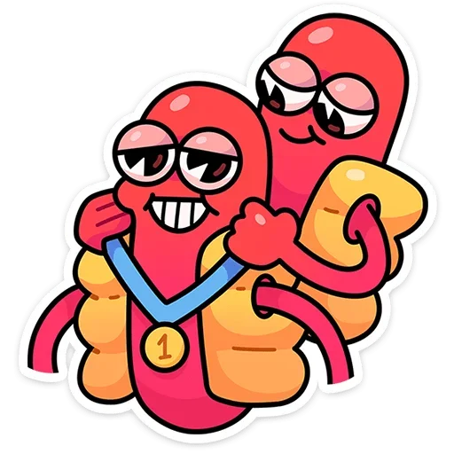 🥇 Стикер «Чилли» для Telegram