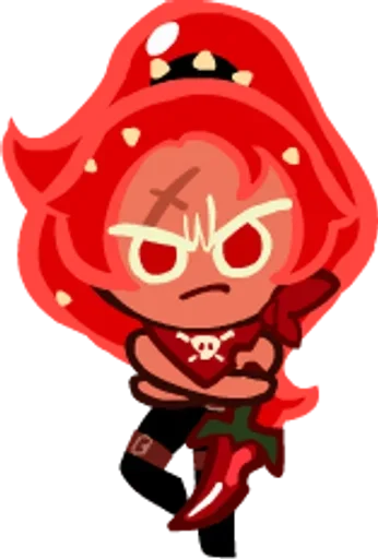 🌶 Стикер «Chili Pepper Cookie» для Telegram