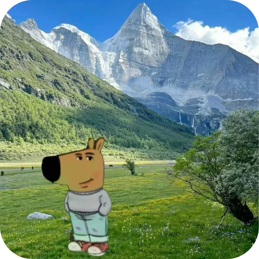 ⛰ Стикер «chill guy» для Telegram