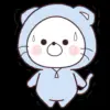 Стикер 58 Chill Nyan #emoji #cute