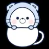 Стикер 9 Chill Nyan #emoji #cute