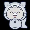 Стикер 30 Chill Nyan #emoji #cute