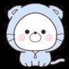 Стикер 60 Chill Nyan #emoji #cute