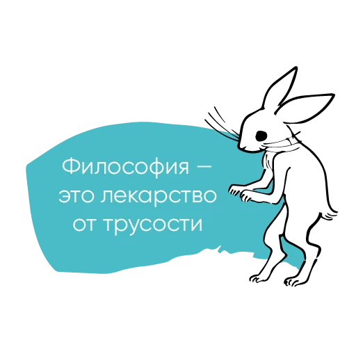 🐇 Стикер «Chillosophy» для Telegram