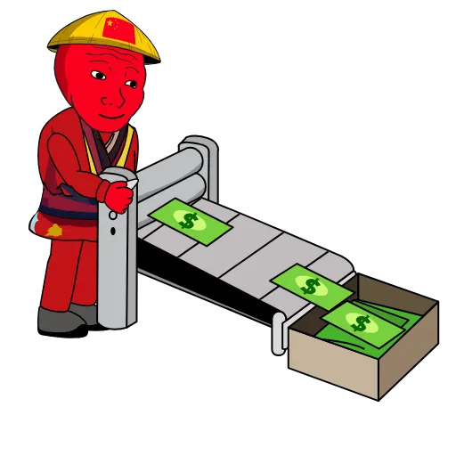 💸 Стикер «Chinese wojak» для Telegram
