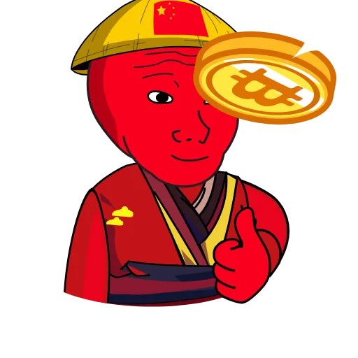 👍 Стикер «Chinese wojak» для Telegram