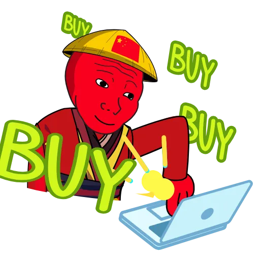 💻 Стикер «Chinese wojak» для Telegram