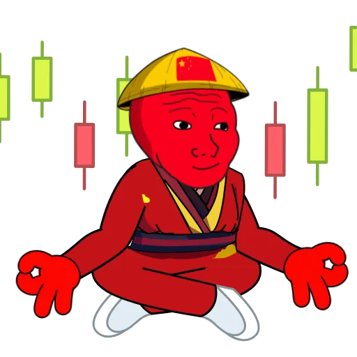 🧘‍♂️ Стикер «Chinese wojak» для Telegram