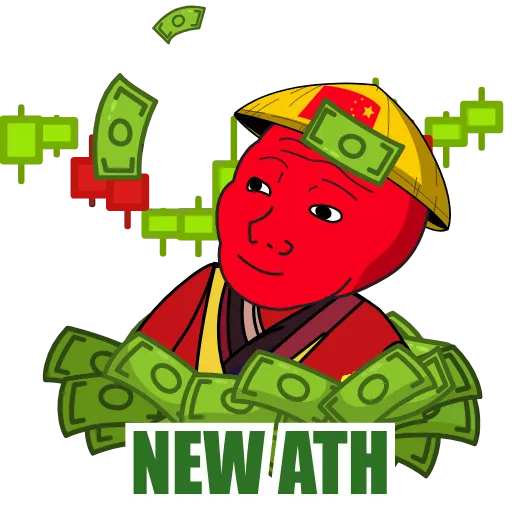 🤑 Стикер «Chinese wojak» для Telegram