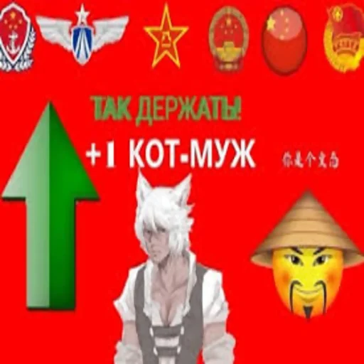 😚 Стикер «китайская партия???» для Telegram