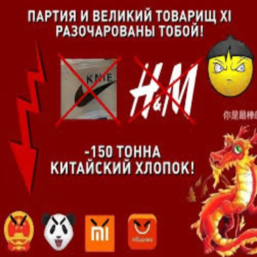😖 Стикер «китайская партия???» для Telegram