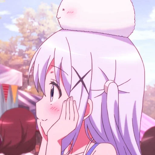 🌷 Стикер «kαfuu chino» для Telegram