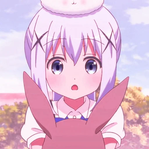 🌷 Стикер «kαfuu chino» для Telegram