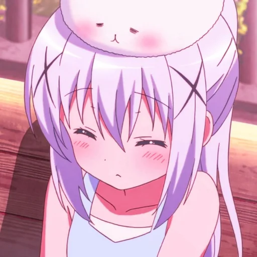 🌷 Стикер «kαfuu chino» для Telegram